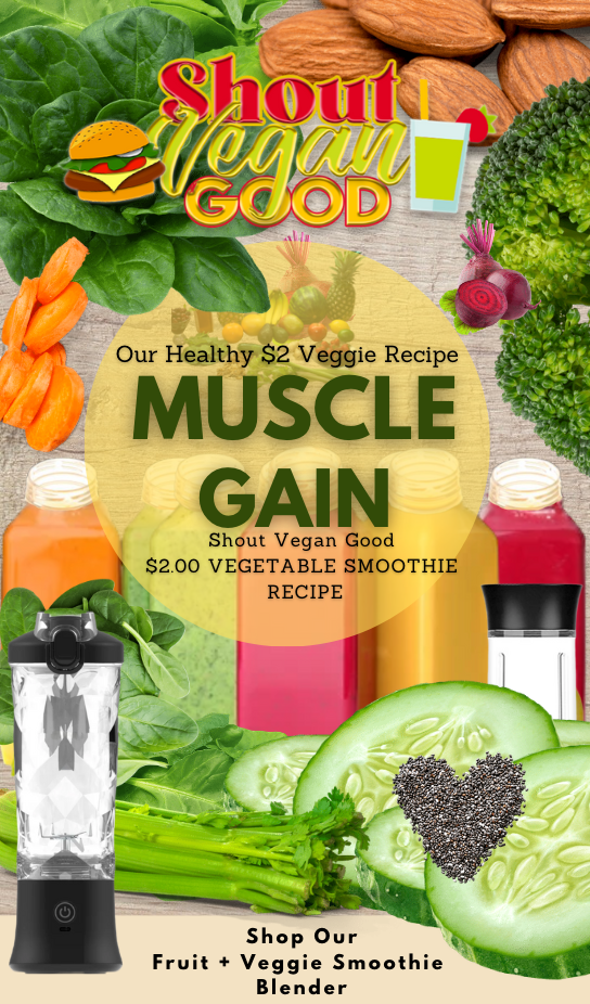 Muscle Gain Veggie Smoothie Recipe