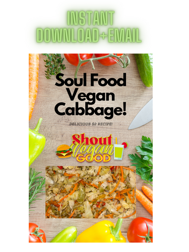 Vegan Soul Food Skillet Cabbage Recipe!