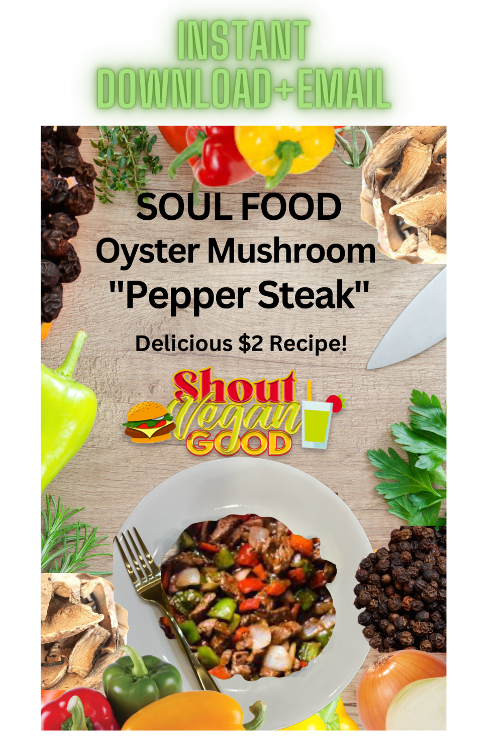 Vegan Soulfood Oyster Mushroom 